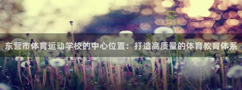 米兰体育官网下载招商电话号码查询：东营市体育运动学校