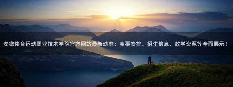 米兰体育官方正版app官网：安徽体育运动职业技术学院