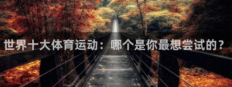 米兰体育官方集团官网：世界十大体育运动：哪个是你最想尝试的？